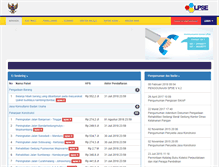 Tablet Screenshot of lpse.jombangkab.go.id