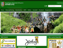 Tablet Screenshot of jombangkab.go.id